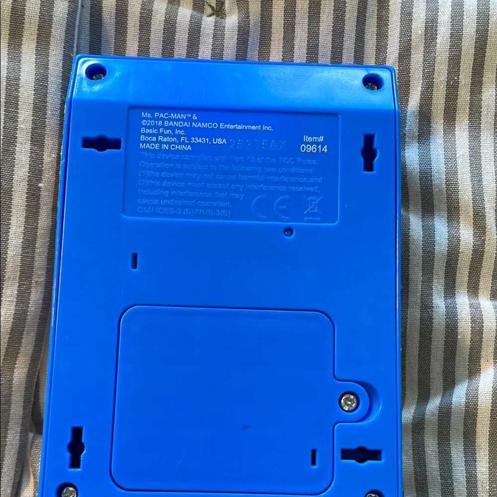 Blue Handheld Arcade Game
